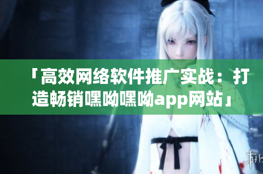 「高效网络软件推广实战：打造畅销嘿呦嘿呦app网站」