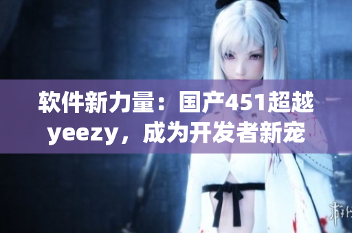 软件新力量：国产451超越yeezy，成为开发者新宠