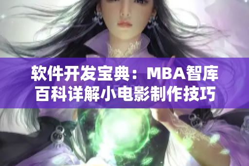 软件开发宝典：MBA智库百科详解小电影制作技巧