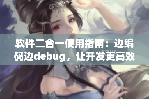 软件二合一使用指南：边编码边debug，让开发更高效