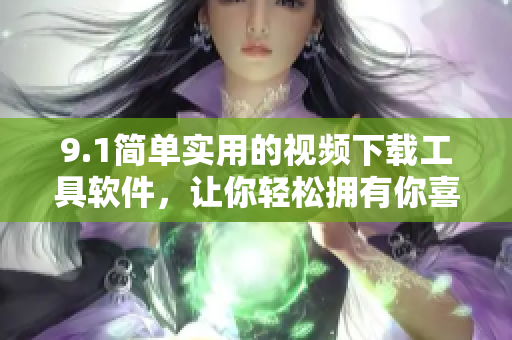 9.1简单实用的视频下载工具软件，让你轻松拥有你喜欢的视频