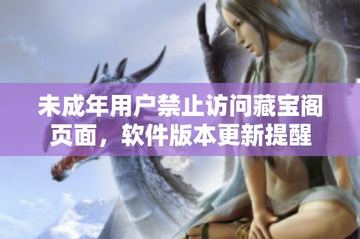 未成年用户禁止访问藏宝阁页面，软件版本更新提醒