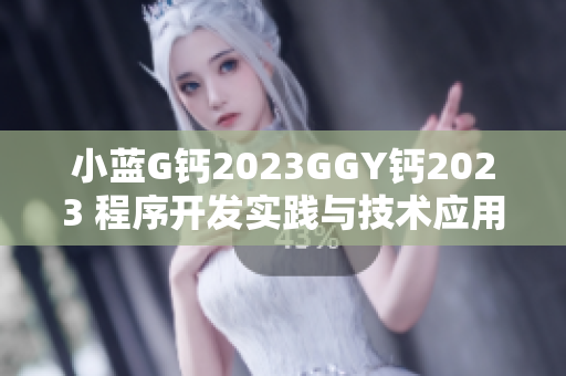 小蓝G钙2023GGY钙2023 程序开发实践与技术应用指南 