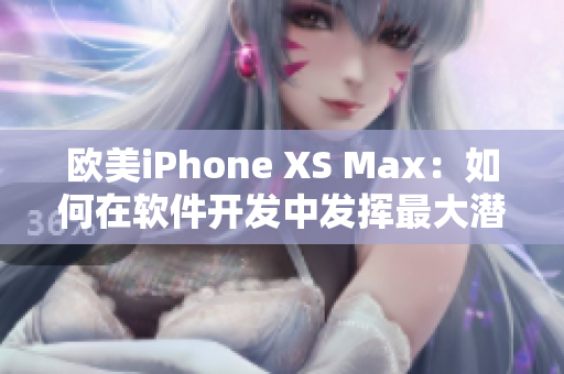 欧美iPhone XS Max：如何在软件开发中发挥最大潜力？