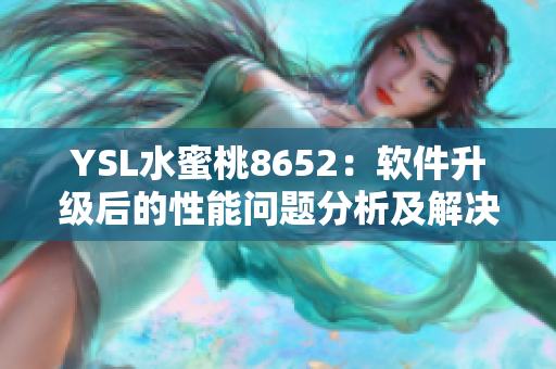 YSL水蜜桃8652：软件升级后的性能问题分析及解决方案