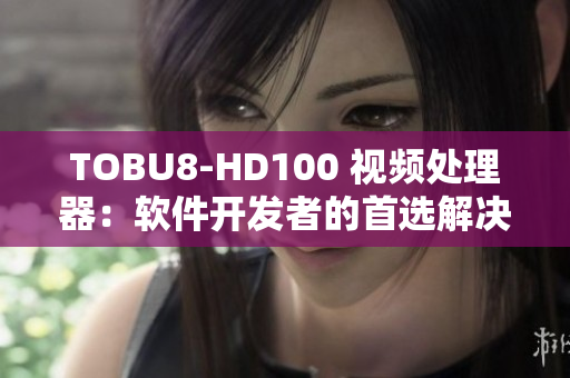 TOBU8-HD100 视频处理器：软件开发者的首选解决方案