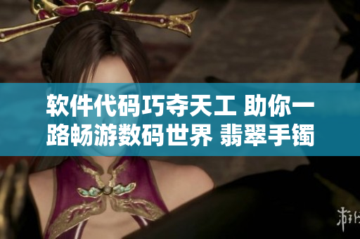 软件代码巧夺天工 助你一路畅游数码世界 翡翠手镯