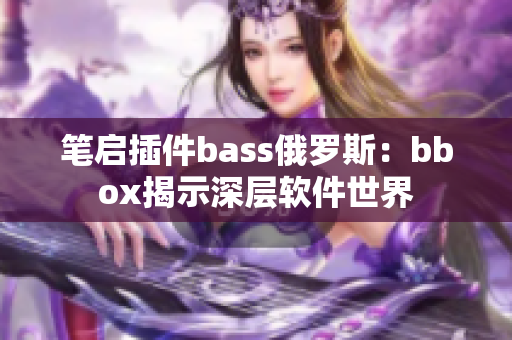 笔启插件bass俄罗斯：bbox揭示深层软件世界