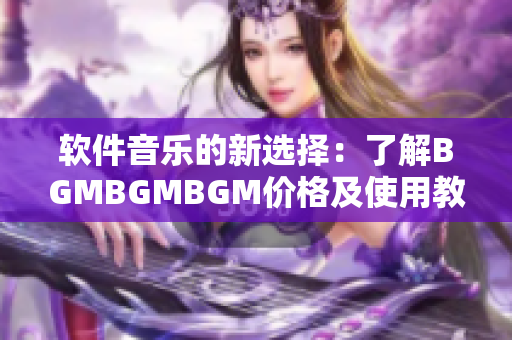 软件音乐的新选择：了解BGMBGMBGM价格及使用教程