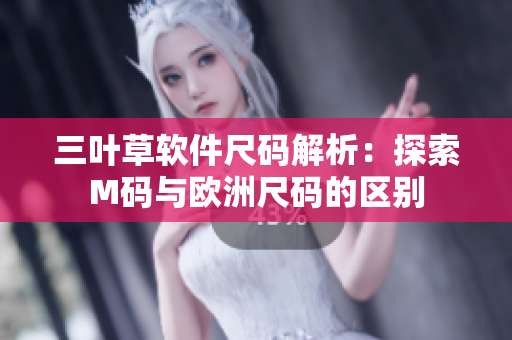 三叶草软件尺码解析：探索M码与欧洲尺码的区别