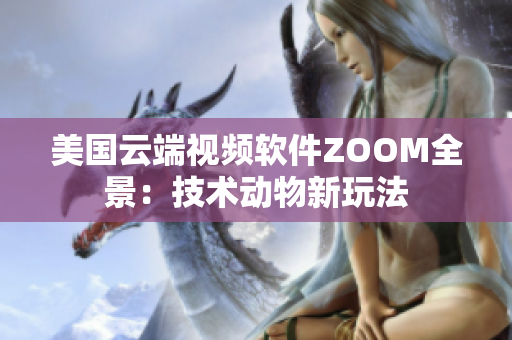 美国云端视频软件ZOOM全景：技术动物新玩法