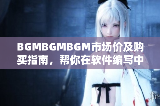 BGMBGMBGM市场价及购买指南，帮你在软件编写中享受更好的音乐背景