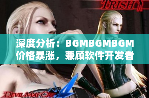 深度分析：BGMBGMBGM价格暴涨，兼顾软件开发者与用户痛点