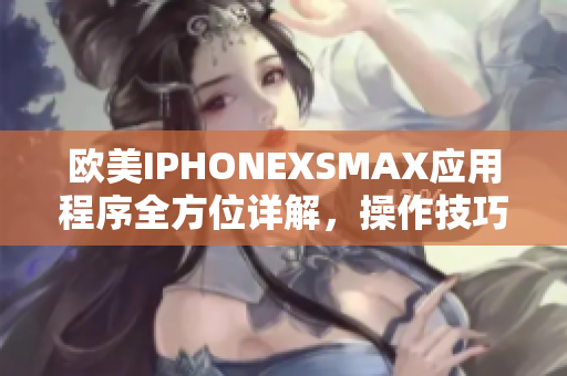 欧美IPHONEXSMAX应用程序全方位详解，操作技巧与软件功能解读