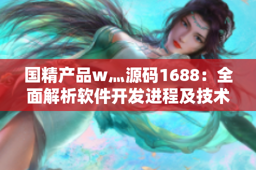 国精产品w灬源码1688：全面解析软件开发进程及技术应用