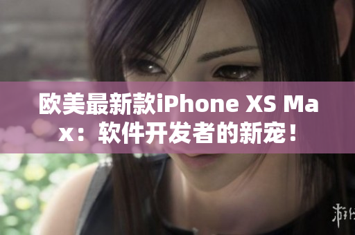 欧美最新款iPhone XS Max：软件开发者的新宠！