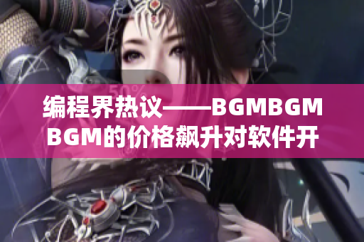 编程界热议——BGMBGMBGM的价格飙升对软件开发者的影响