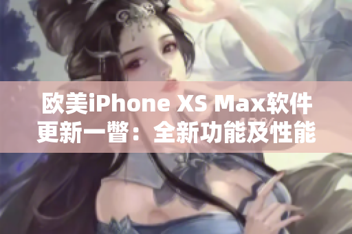 欧美iPhone XS Max软件更新一瞥：全新功能及性能优化详解