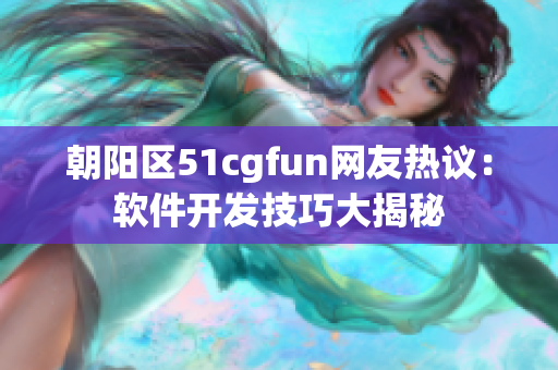 朝阳区51cgfun网友热议：软件开发技巧大揭秘