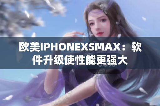 欧美IPHONEXSMAX：软件升级使性能更强大