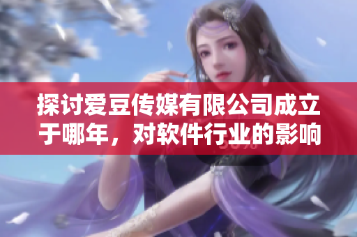 探讨爱豆传媒有限公司成立于哪年，对软件行业的影响与启示