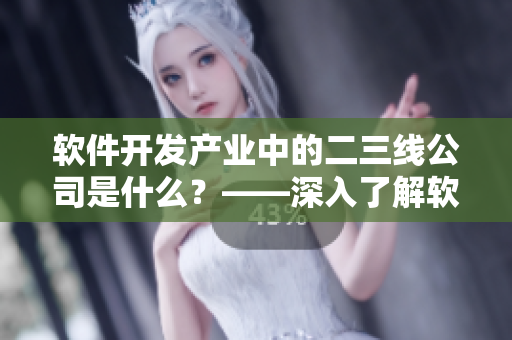 软件开发产业中的二三线公司是什么?——深入了解软件行业的市场分布 软件开发产业中的二三线公司是什么?——深入了解软件行业的市场分布