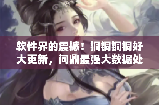 软件界的震撼!铜铜铜铜好大更新,问鼎最强大数据处理软件 软件界的震撼!铜铜铜铜好大更新,问鼎最强大数据处理软件