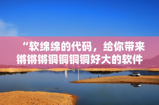 “软绵绵的代码，给你带来锵锵锵铜铜铜铜好大的软件使用体验”