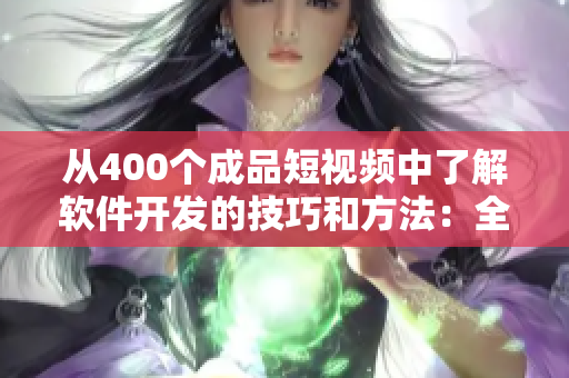 从400个成品短视频中了解软件开发的技巧和方法:全面解析软件编程实践 从400个成品短视频中了解软件开发的技巧和方法:全面解析软件编程实践