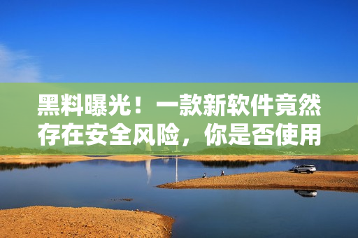 黑料曝光!一款新软件竟然存在安全风险,你是否使用过? 黑料曝光!一款新软件竟然存在安全风险,你是否使用过?