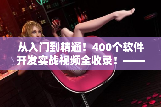 从入门到精通！400个软件开发实战视频全收录！——软件开发者必备！