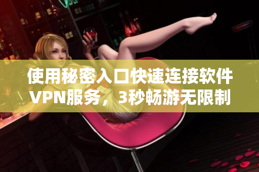 使用秘密入口快速连接软件VPN服务，3秒畅游无限制！