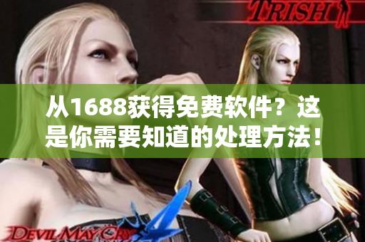 从1688获得免费软件?这是你需要知道的处理方法! 从1688获得免费软件?这是你需要知道的处理方法!