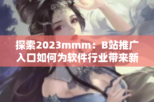 探索2023mmm：B站推广入口如何为软件行业带来新机遇