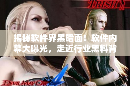 揭秘软件界黑暗面!软件内幕大曝光,走近行业黑料背后真相 揭秘软件界黑暗面!软件内幕大曝光,走近行业黑料背后真相